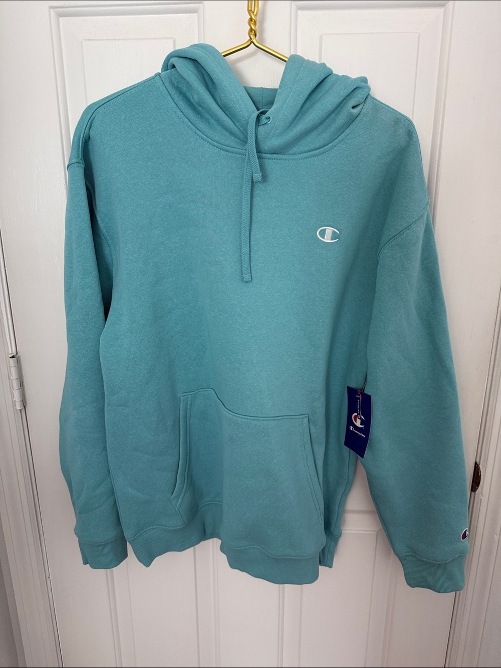 NEW Champion Teal Hoodie for Men with Kangaroo Pockets